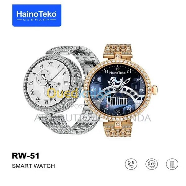 SMART WATCH HAINO TEKO RW-51 RW44 AMOLED FEMME