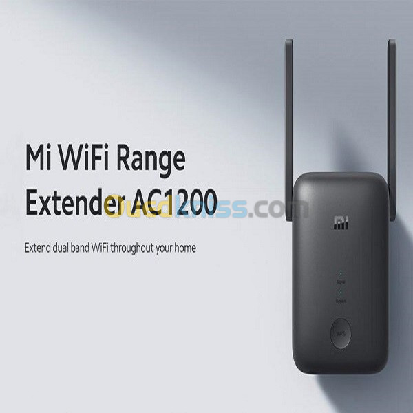 XIAOMI Mi Extendeur Répéteur Amplificateur Signal Wifi 2.4G/5G Point D'Accès Ac1200 Mbps