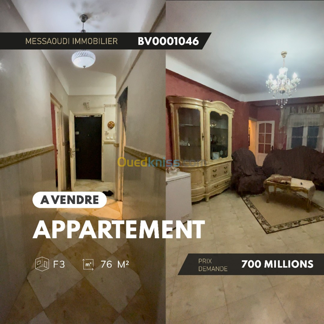 Vente Appartement F3 Aïn Defla El attaf