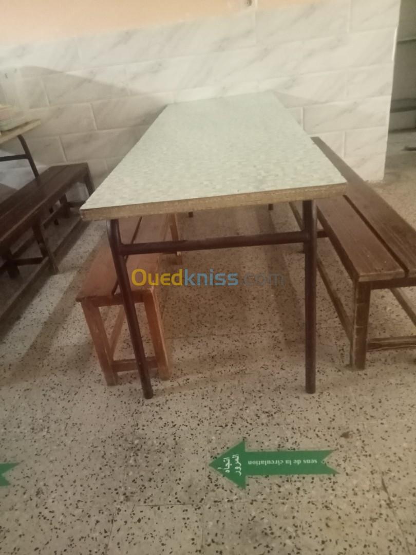 tables scolaire et réfectoire 