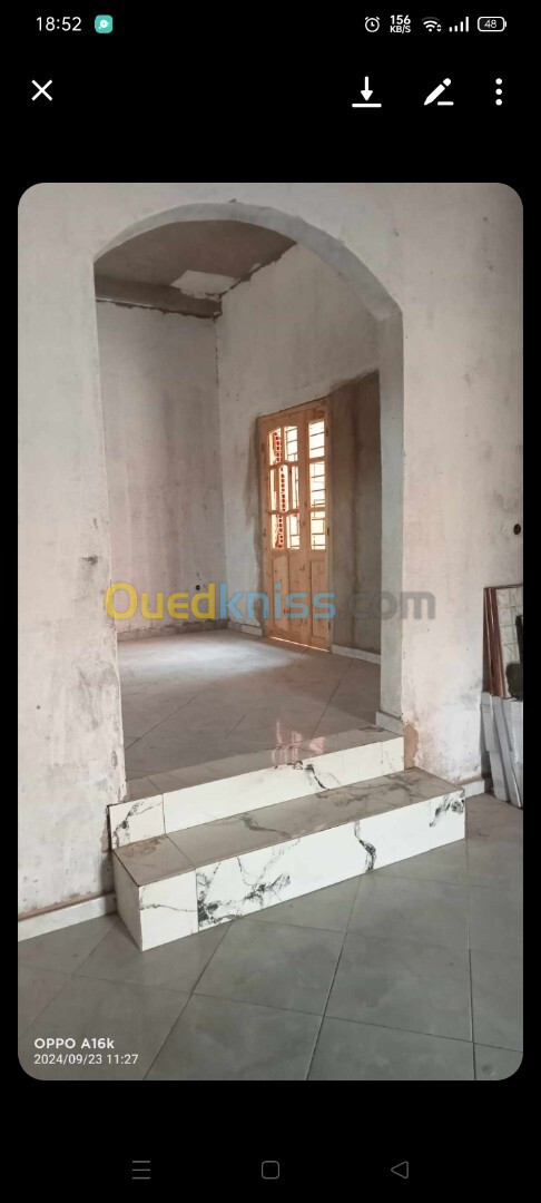 Vente Appartement F2 Mostaganem Mostaganem