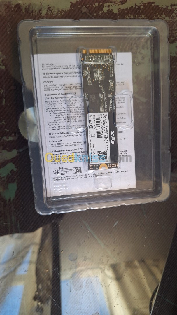 Original hard disk from xpg 512gb