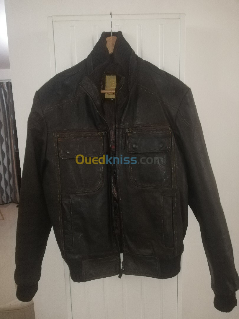 Blouson Cuir Aviatrix 