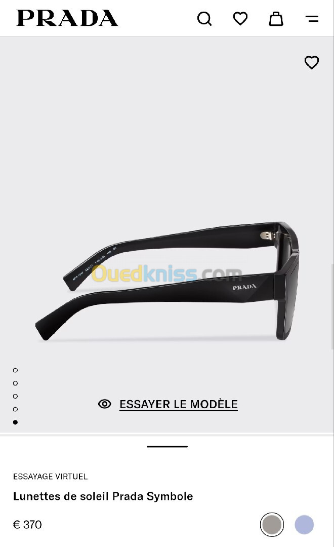 Lunette de luxe prada 