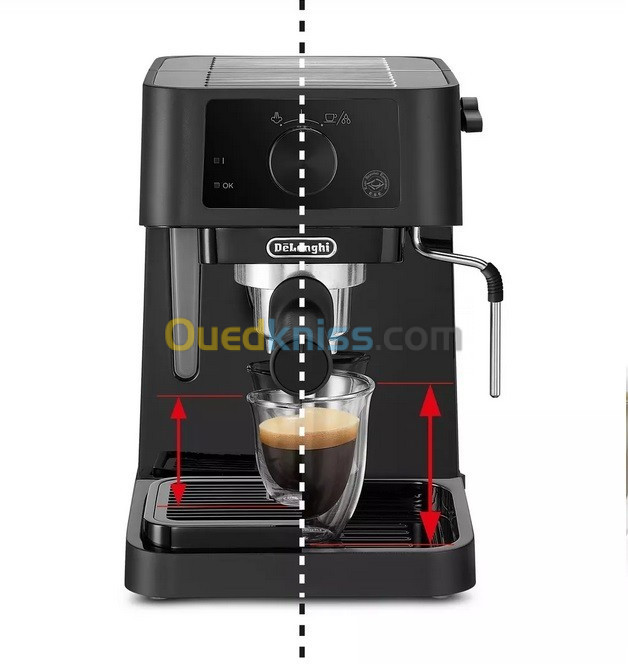 DELONGHI, Machine à café expresso Noir (Origine : France, Neuf jamais ouvert avec facture)