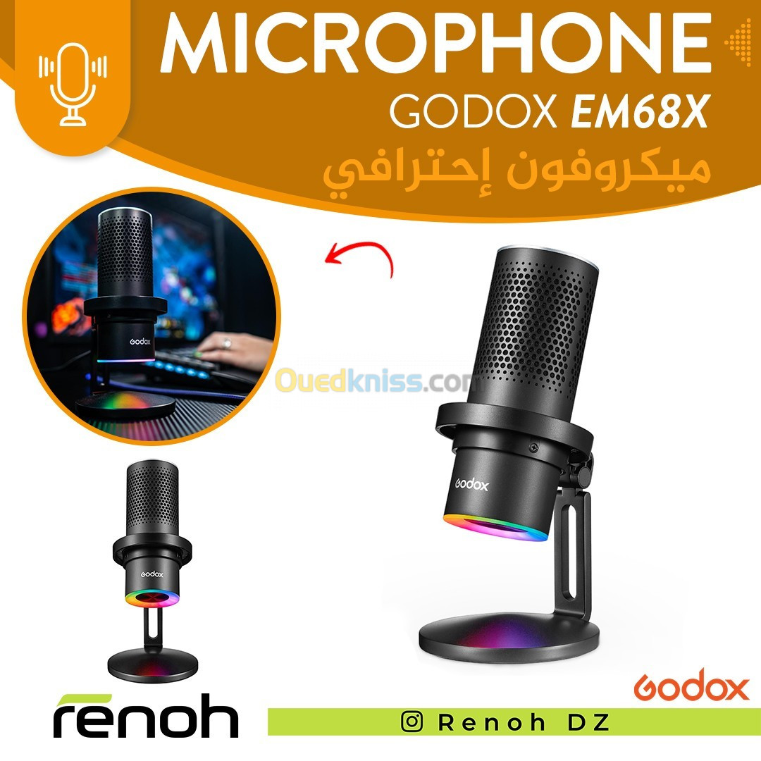 Microphone Professional GODOX EM68X