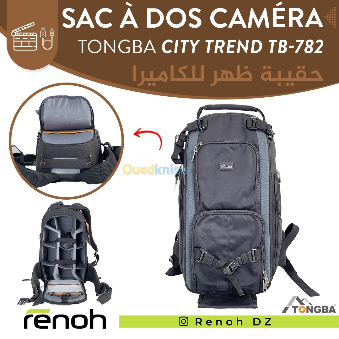 SAC À DOS CAMÉRA TONGBA  ( CITY TREND TB-782 )