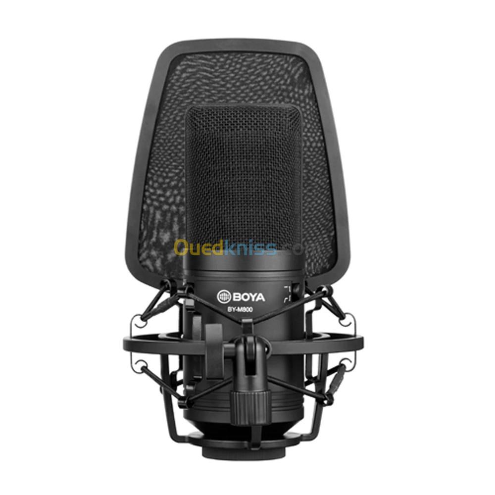 BOYA – Microphone professionnel à Large diaphragme BY-M800