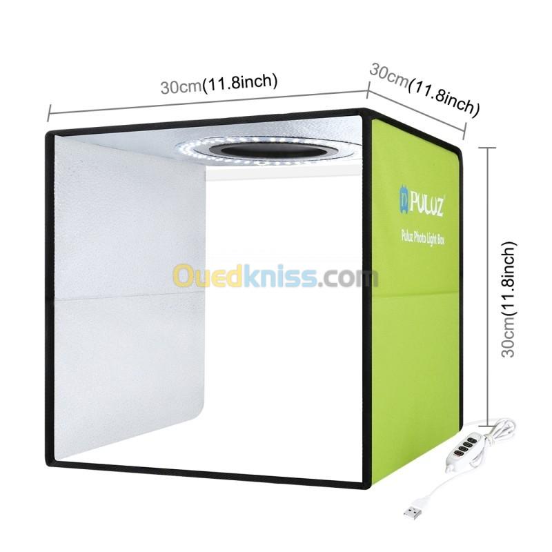 Lightbox PULUZ 30x30CM + Table Rotative