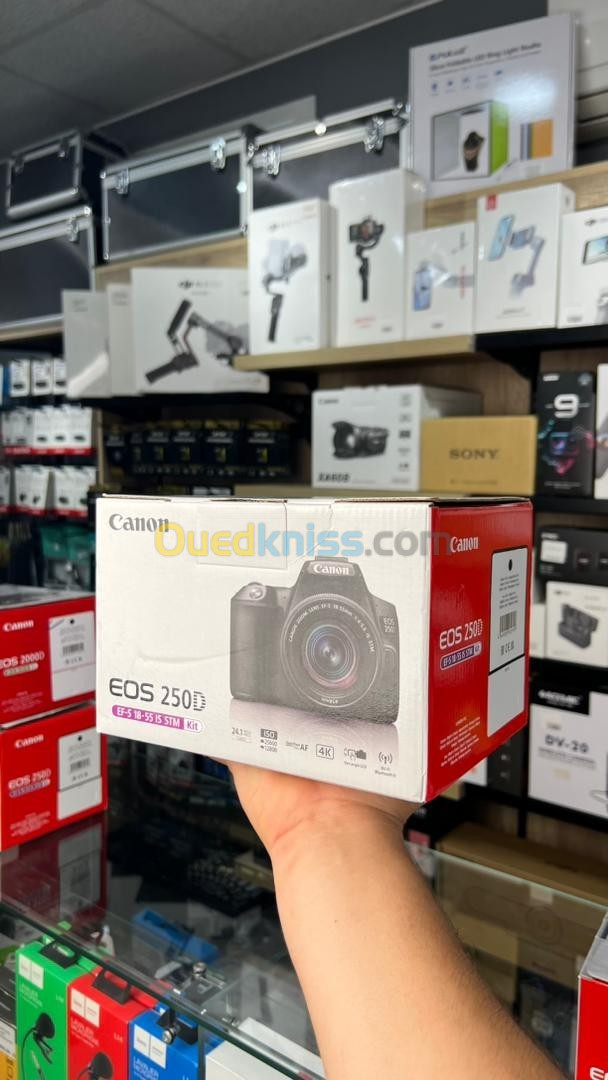 Caméra CANON EOS 250D + 18-55mm F./4-5.6