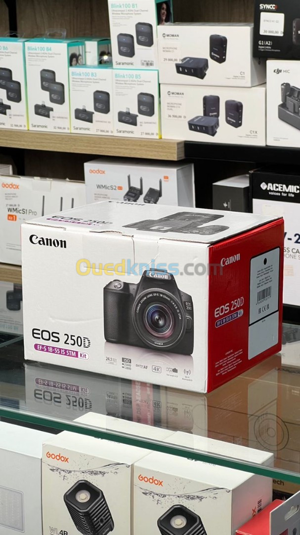 Caméra CANON EOS 250D + 18-55mm F./4-5.6