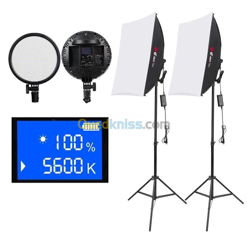 Kit Softbox ERMAI YD601 BI-color 3200K - 5600K