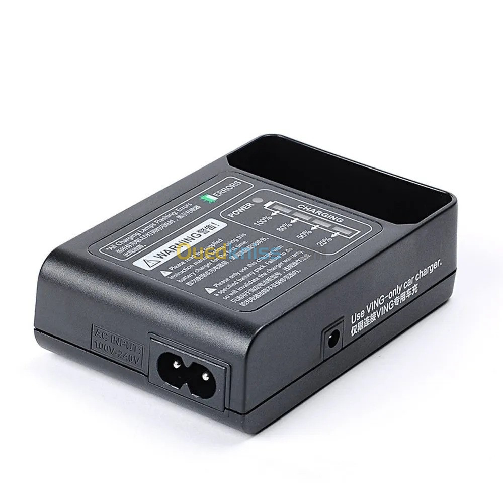 Chargeur Batterie GODOX VC-18 POUR FLASH GODOX V860 MARK I / II