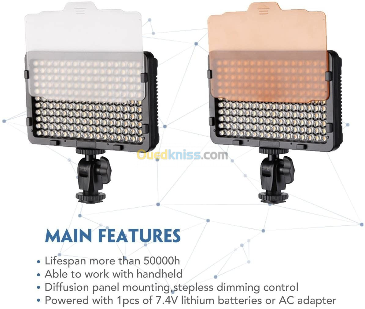 Panneau LED TOLIFO PT-176s Pour Caméra