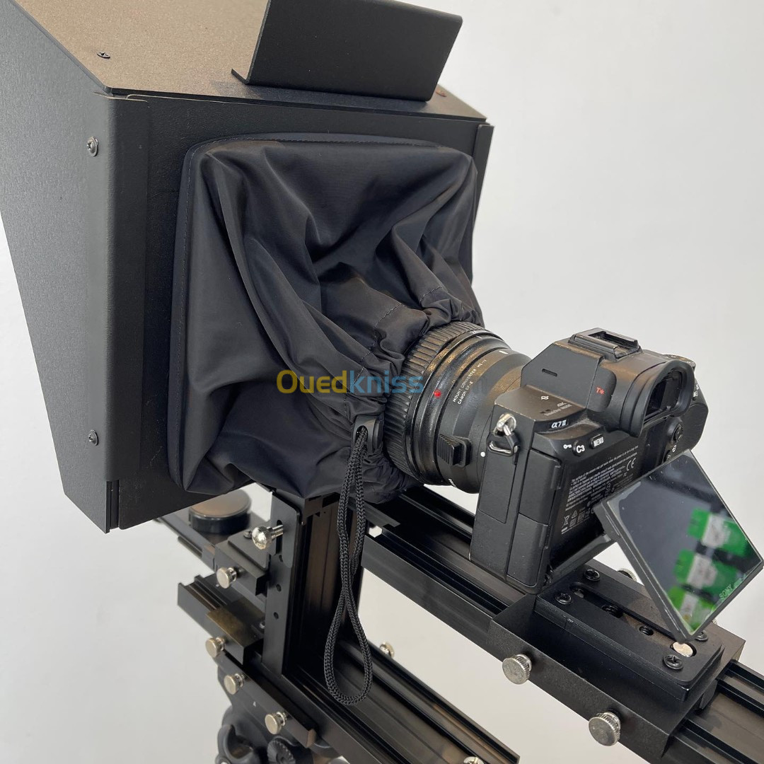 Teleprompter 13" pour caméra et smartphone