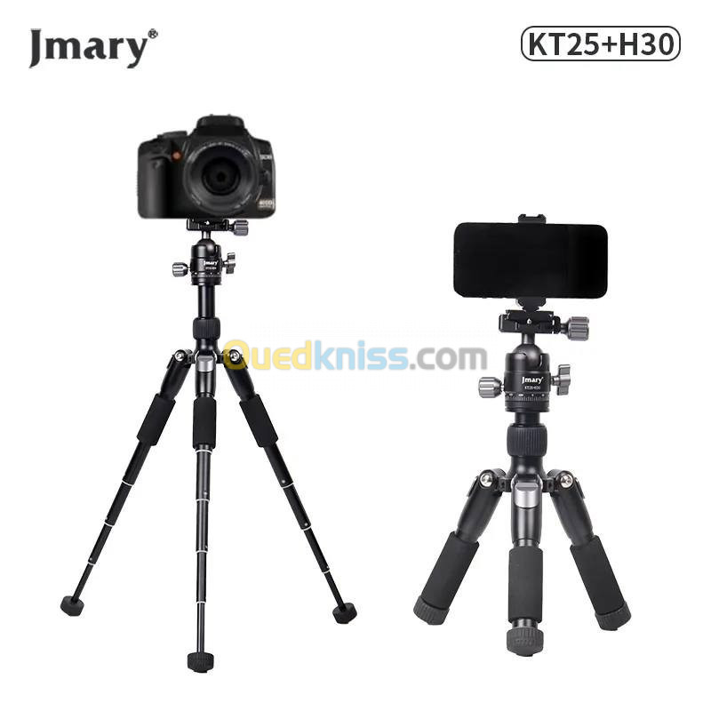 Mini Trépied JMARY KT-25+H30 (Ball Head Gratuit)