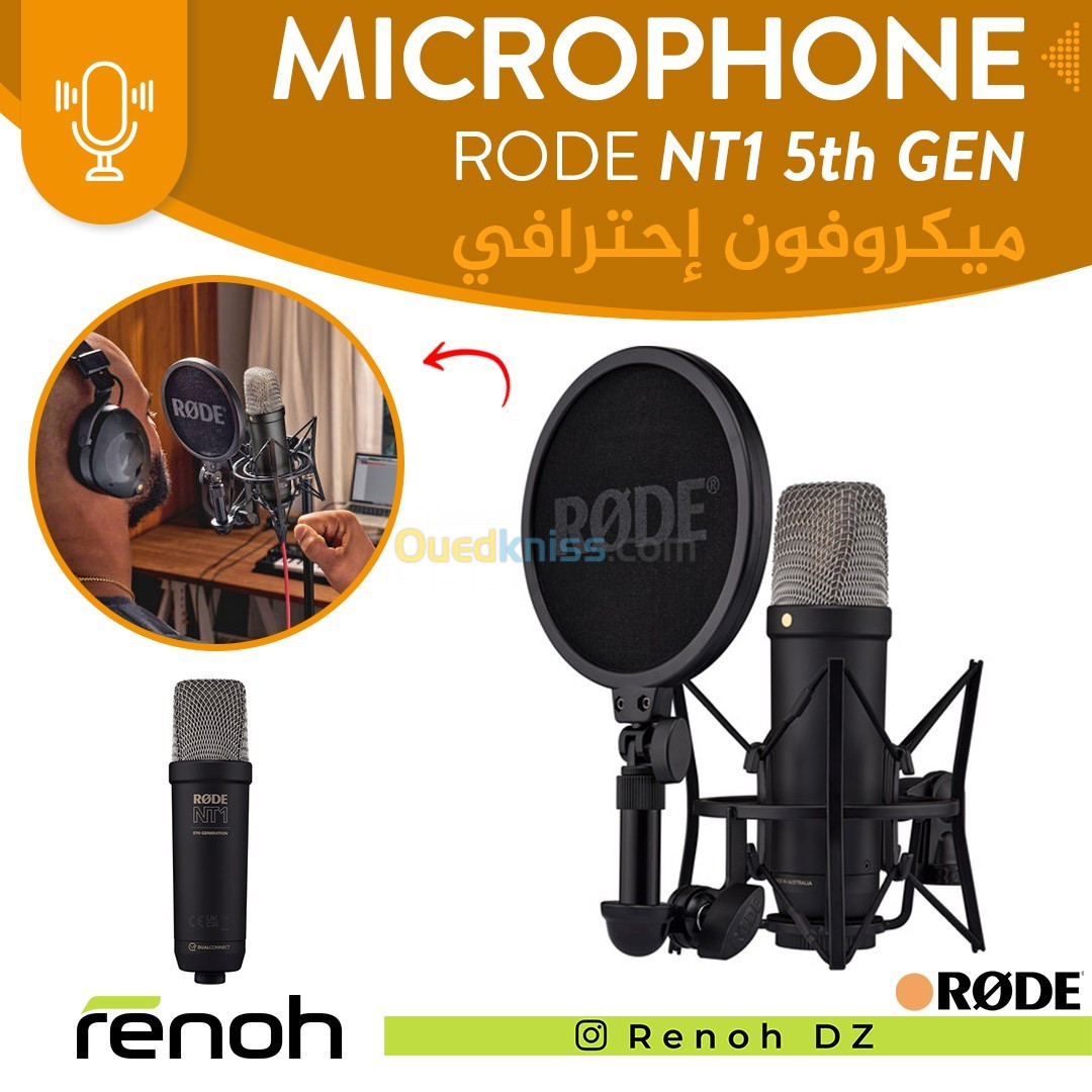 Microphone Professional RODE NT1 5th GENERATION