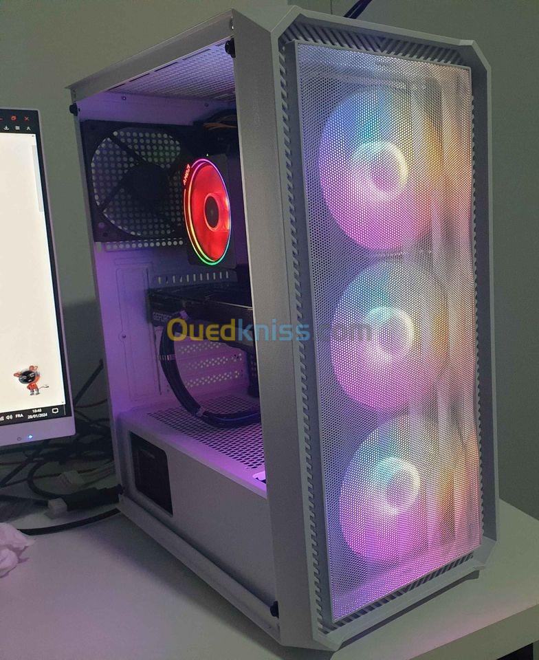 PC PRO GAMER FHD 2K ULTRA R5 5500 ROG B450 RAM 16 Go M2 512 Go