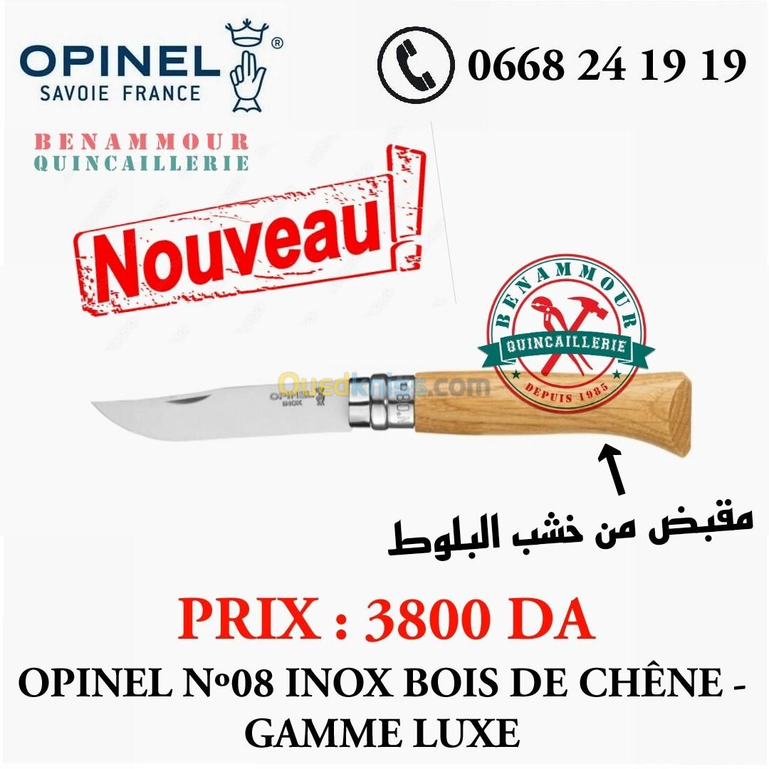 OPINEL COUTEAU N08 INOX BOIS DE CHÊNE 