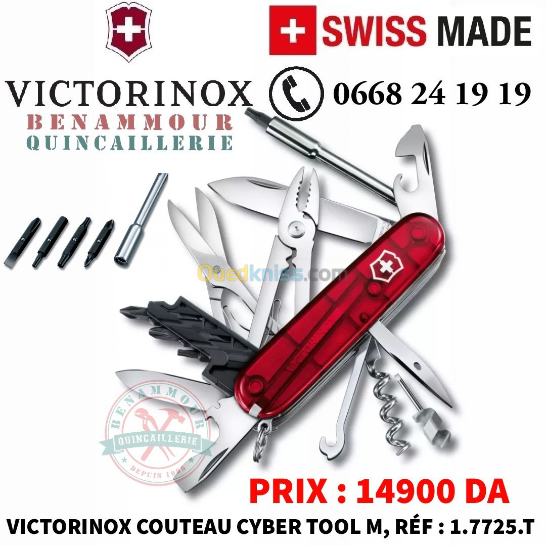 VICTORINOX COUTEAU CYBER TOOL 