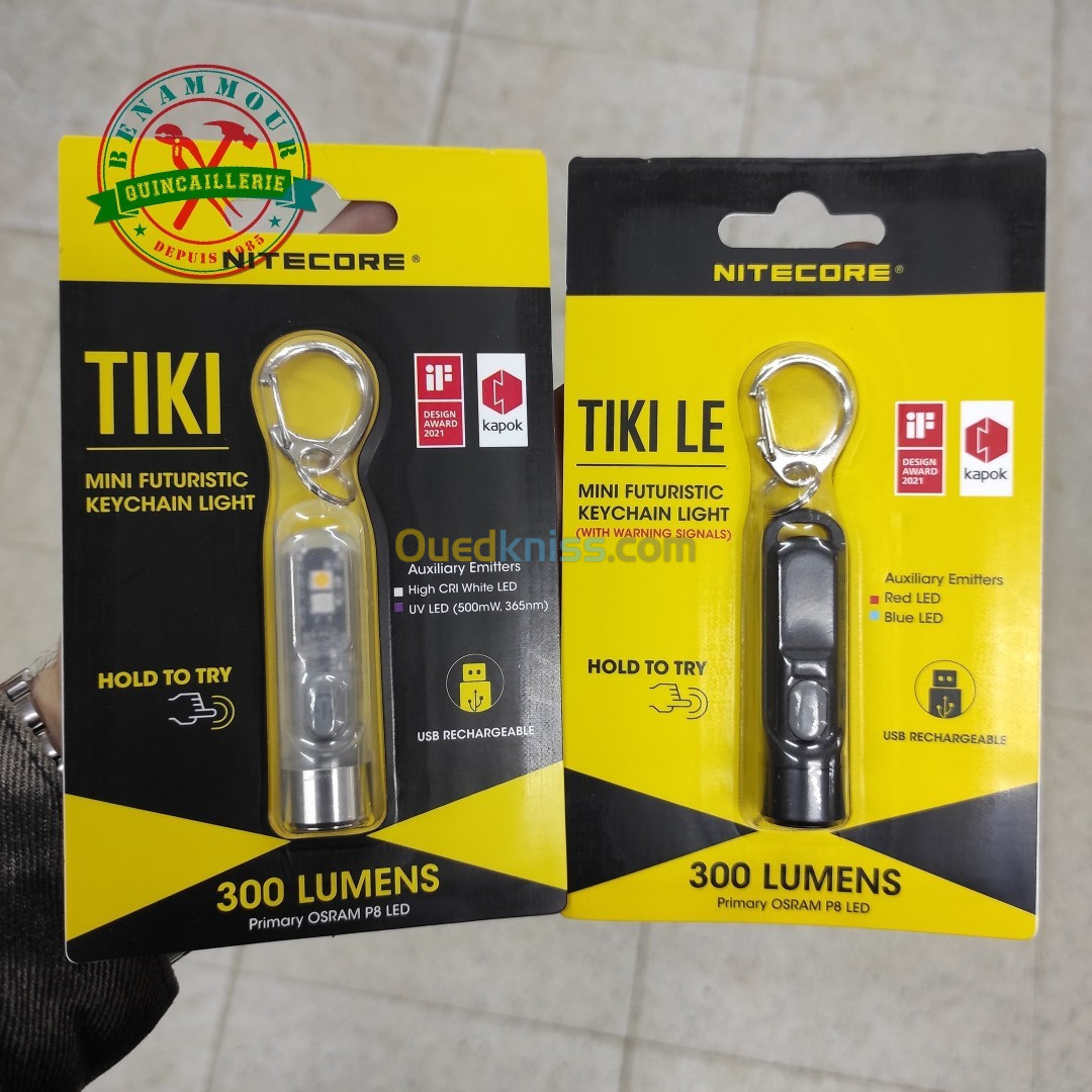 Nitecore lampe TIKI / TIKI LE