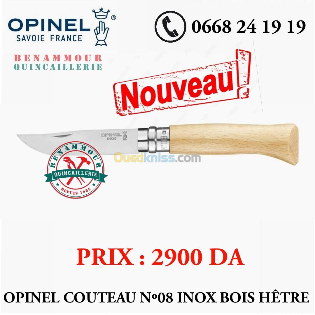 OPINEL COUTEAU N08 INOX BOIS HÊTRE 