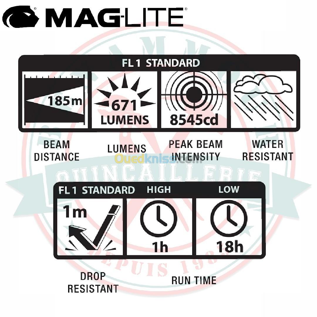 MAGLITE MAGTAC-R LAMPE TORCHE LED A BATTERIE RECHARGEABLE