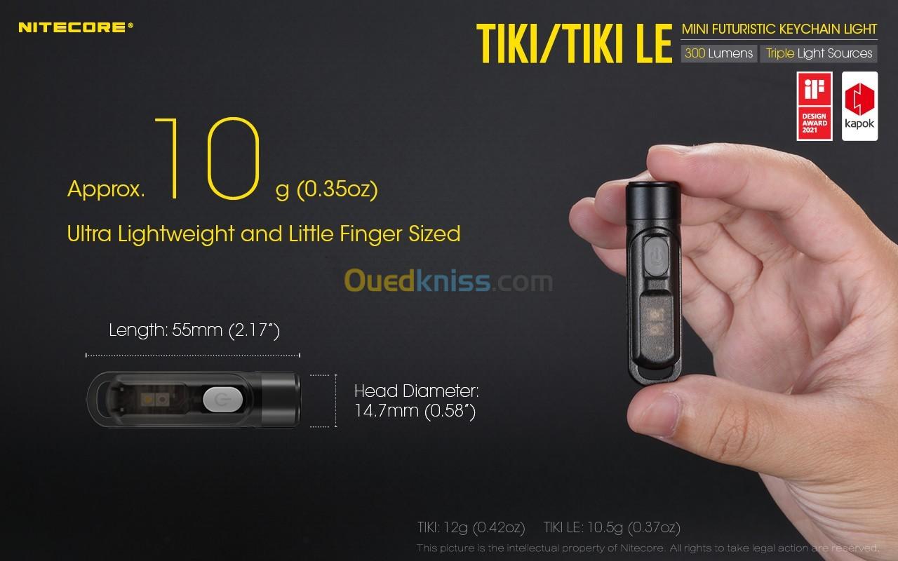 Nitecore lampe TIKI / TIKI LE