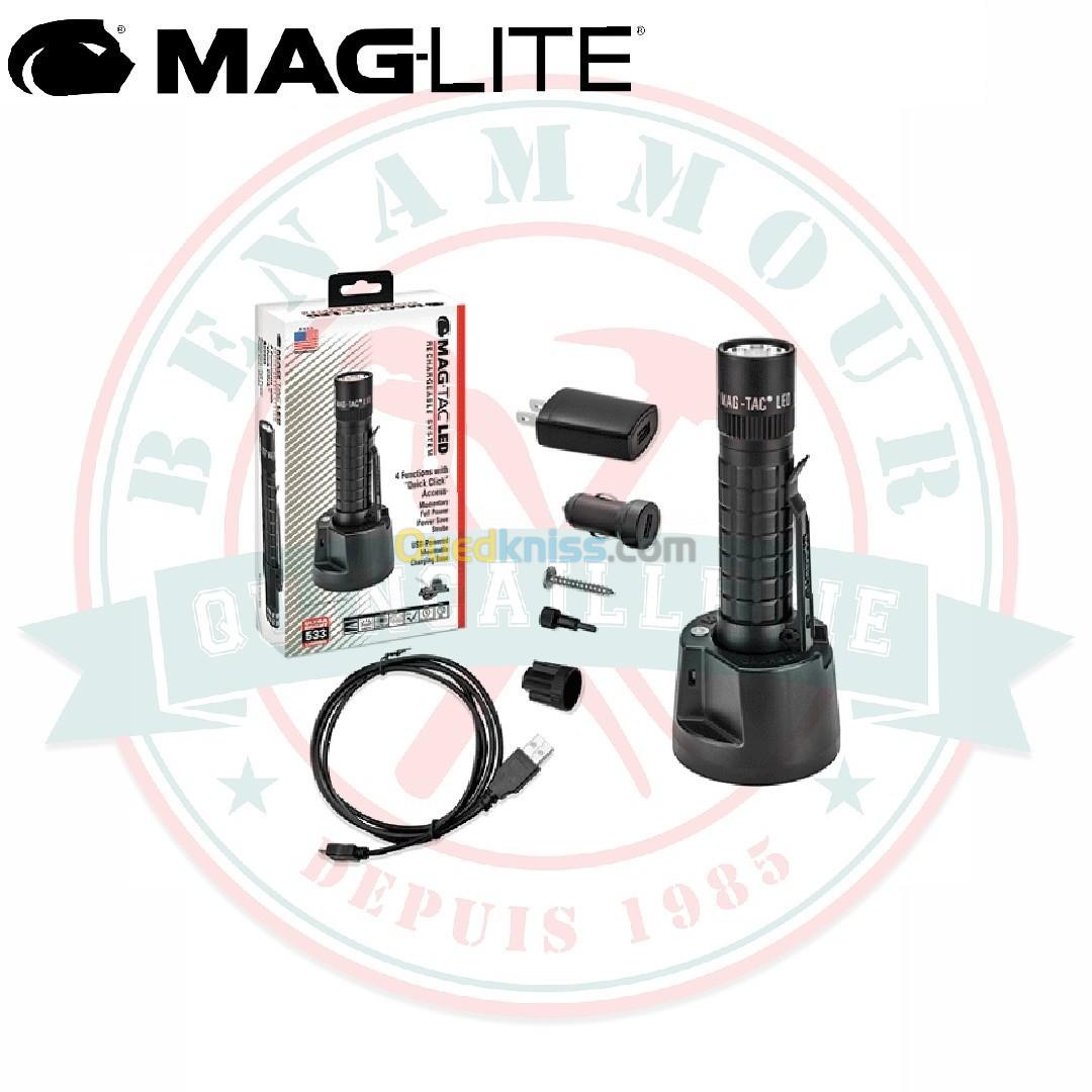 Lampe torche - Led- Mag-Tac - Rechargeable - Mag-lite 