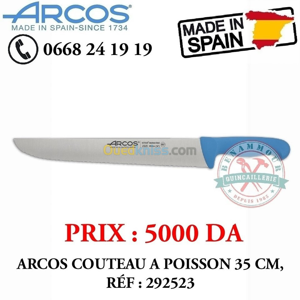 Arcos couteau a poisson 