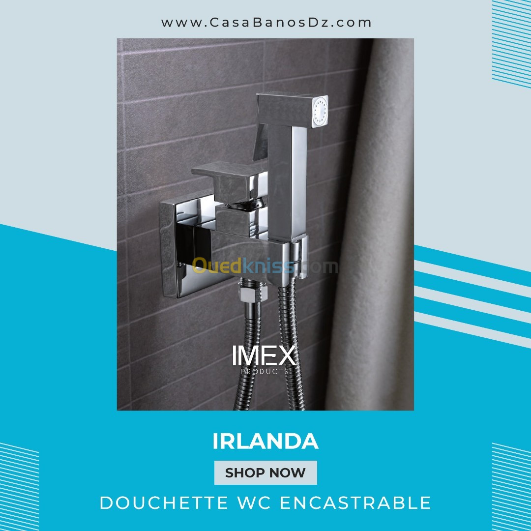 Mitigeur Douchette WC Noir À Encastrer MUNICH IMEX - Alger Algérie