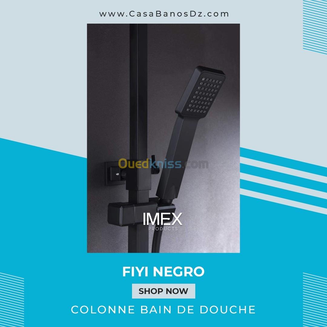 Colonne Bain Douche FIYI Noir IMEX