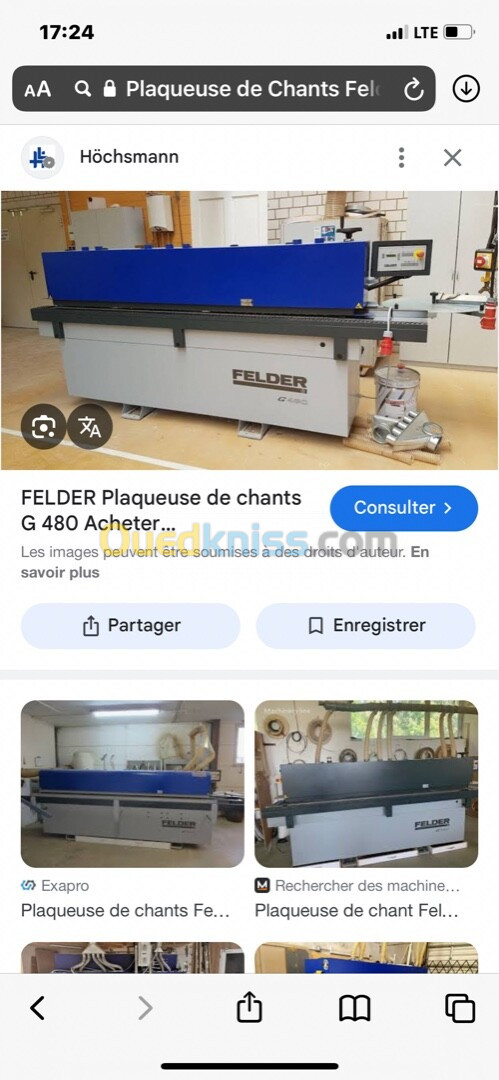 Plaques de chant de Felder 360