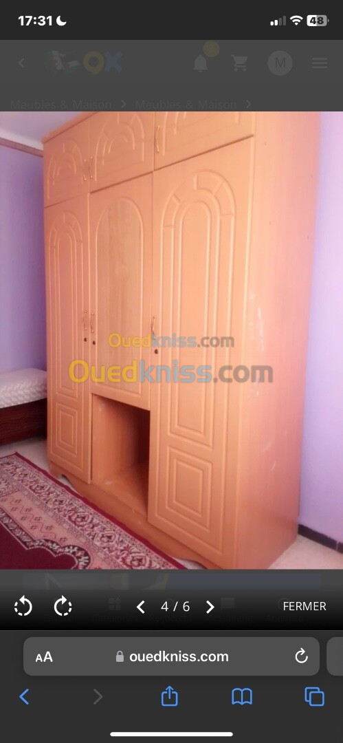 Armoire de chambre bois indonésien 