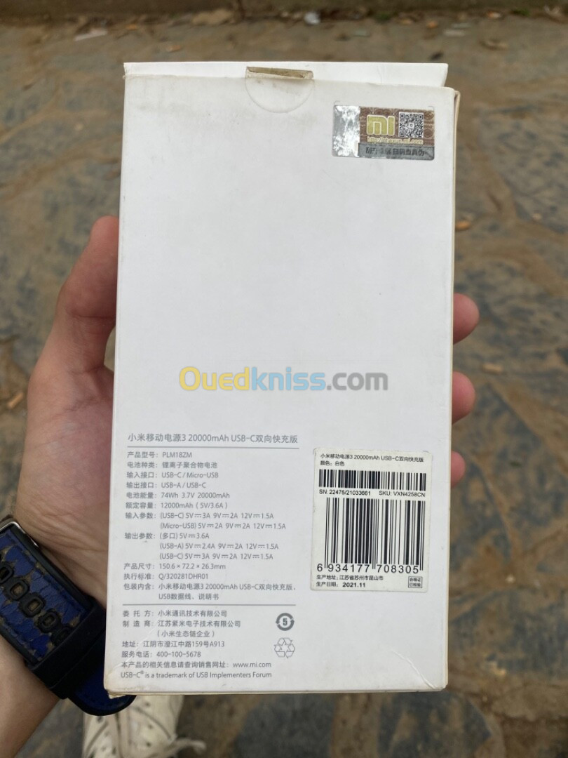 Power bank redmi 20000mah original 