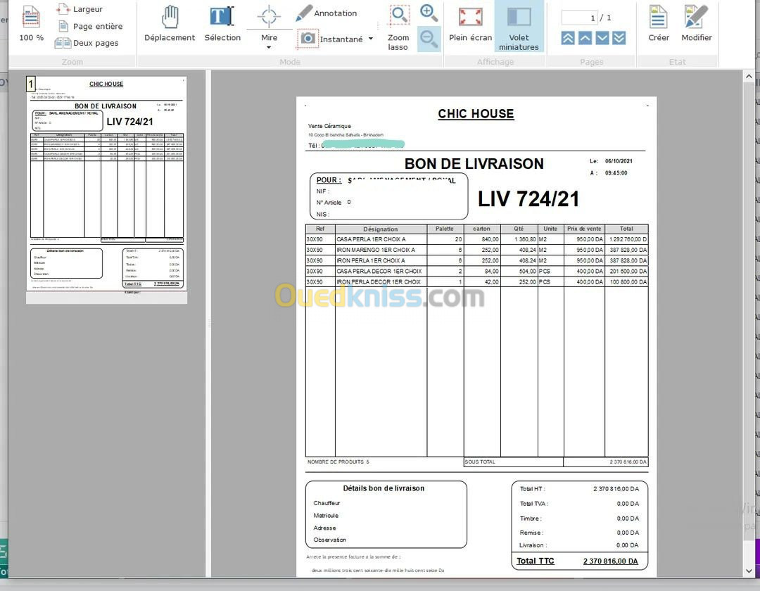 Logiciel gestion commercial et stock