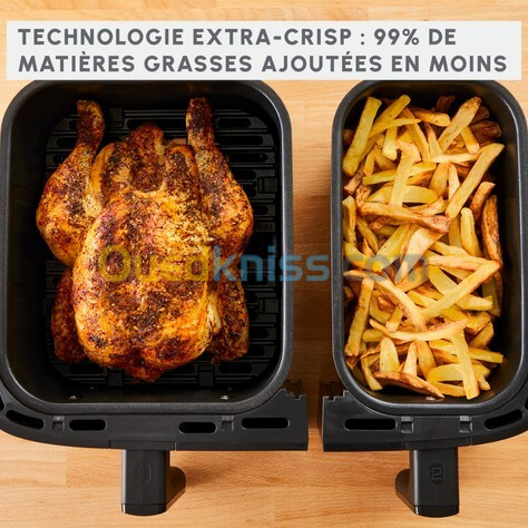 Friteuse air fryer Moulinex double baque 8.3l