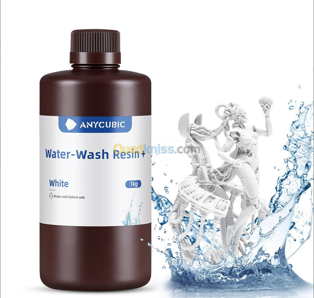 ANYCUBIC 1KG WATER-WASH RESIN+/Black/White/ HD GRAY