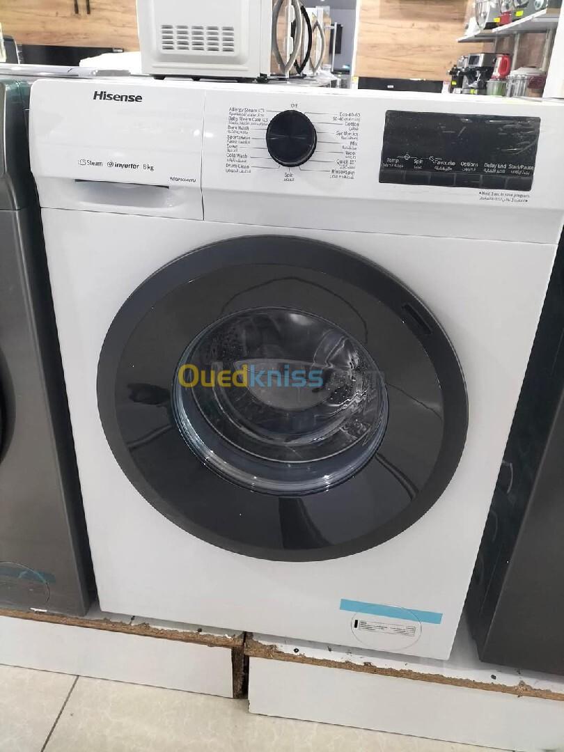 Machine a laver hisense 8kg 10kg 12kg  blanc gris 1400tr/min 