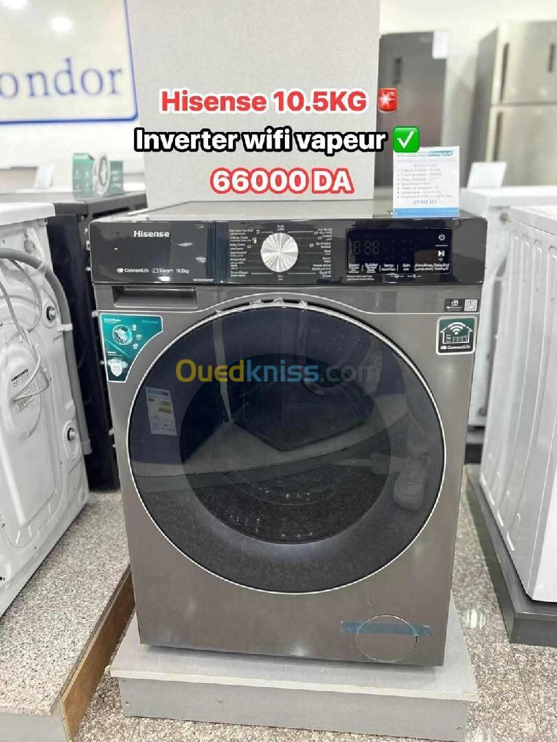 Machine a laver hisense 8kg 10kg 12kg  blanc gris 1400tr/min 