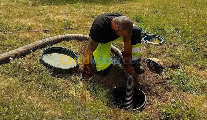 Sarvice camion débouchage canalisation vidange 