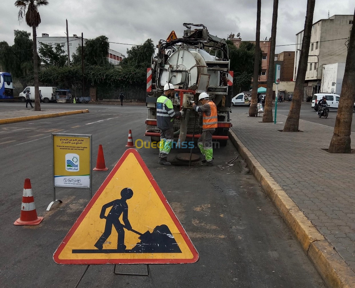 Sarvice camion débouchage canalisation vidange 