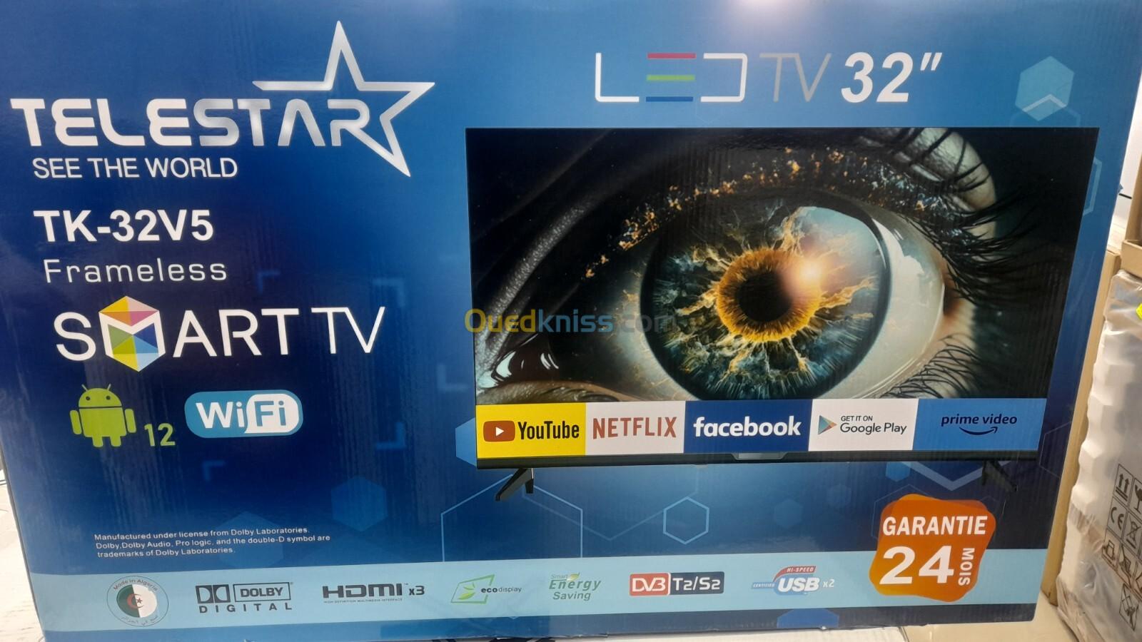 Promotion téléviseur telestar 32 pouces smart Android 12