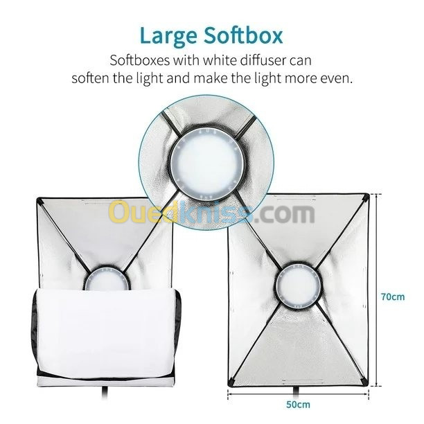 KIT Softbox LED 45w