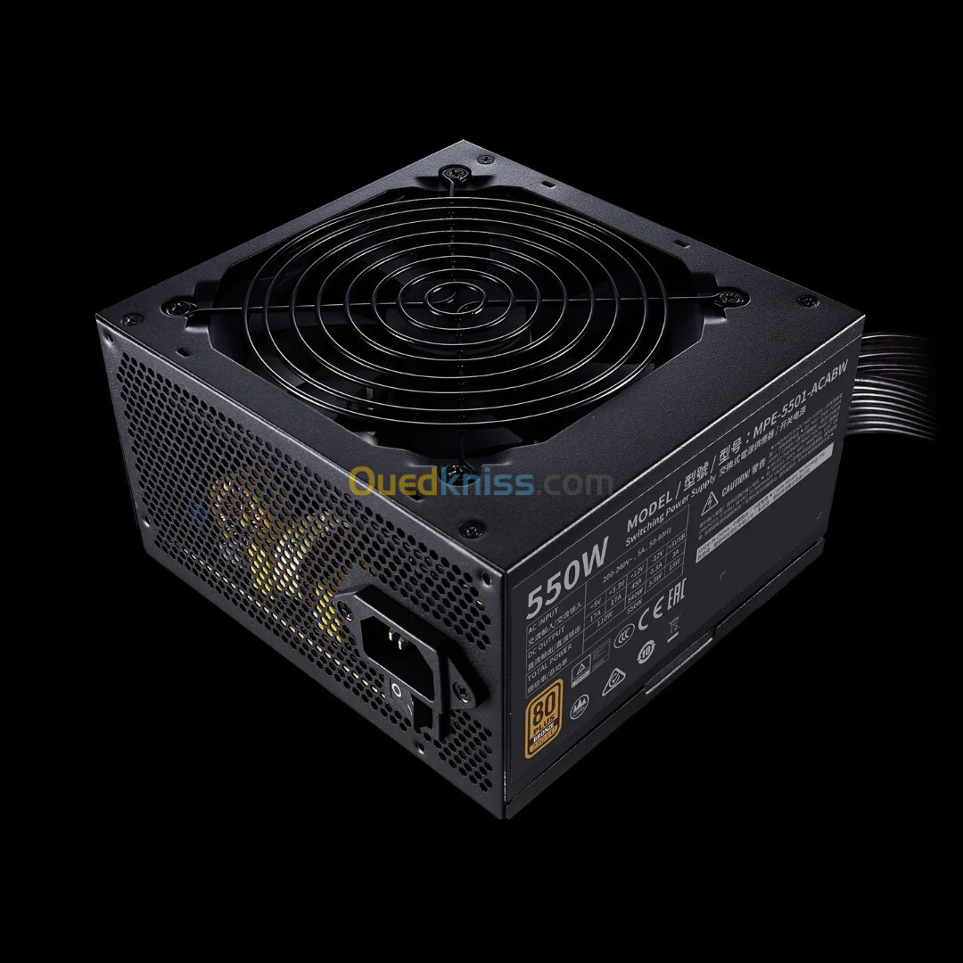 Alimentation COOLER MASTER MWE V2 550w 80+ Bronze