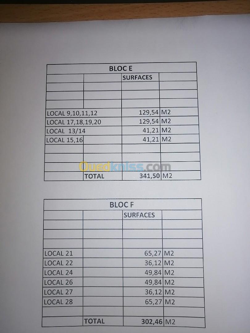 Vente Local Boumerdès Ouled hedadj