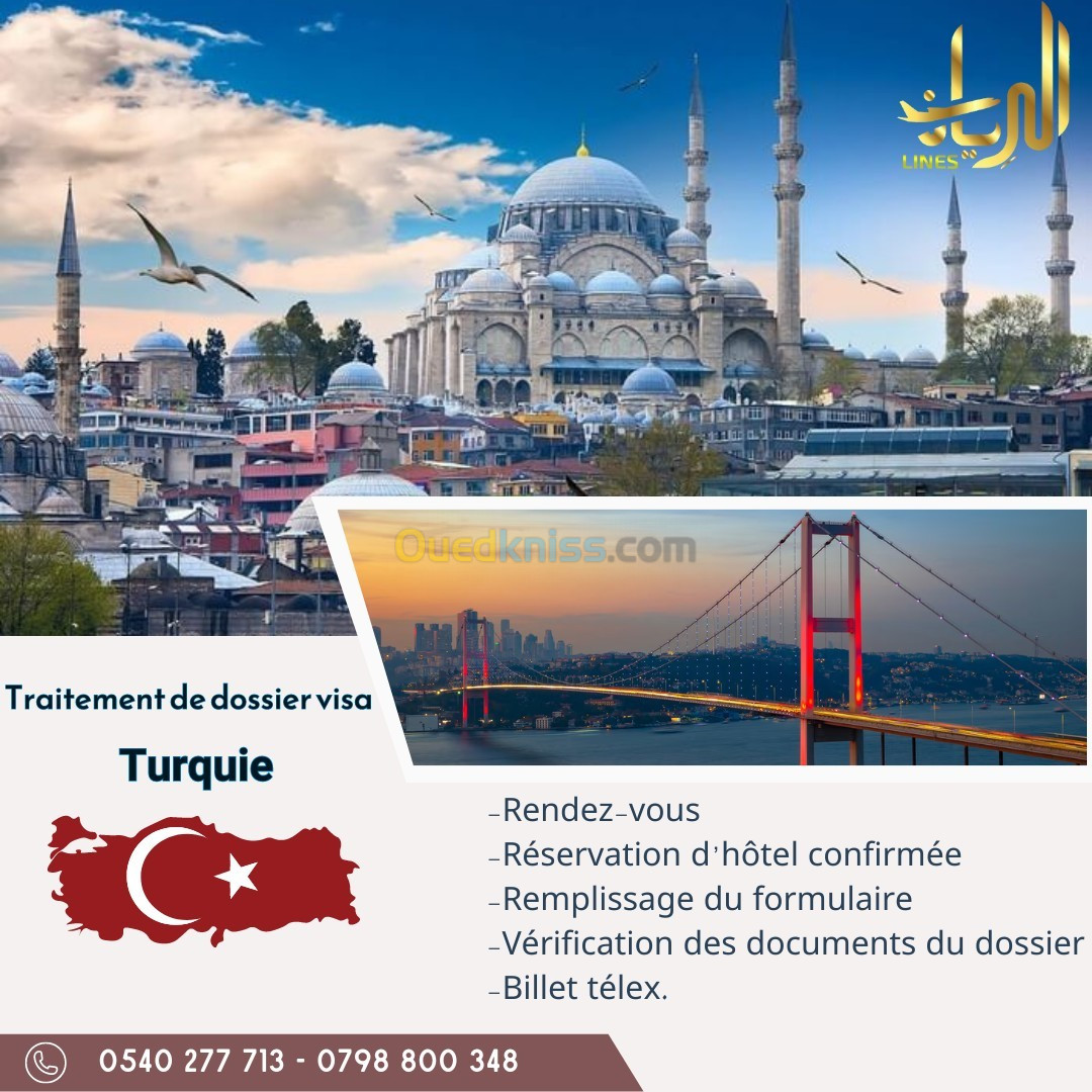 Traitement de dossier Visa Turquie 