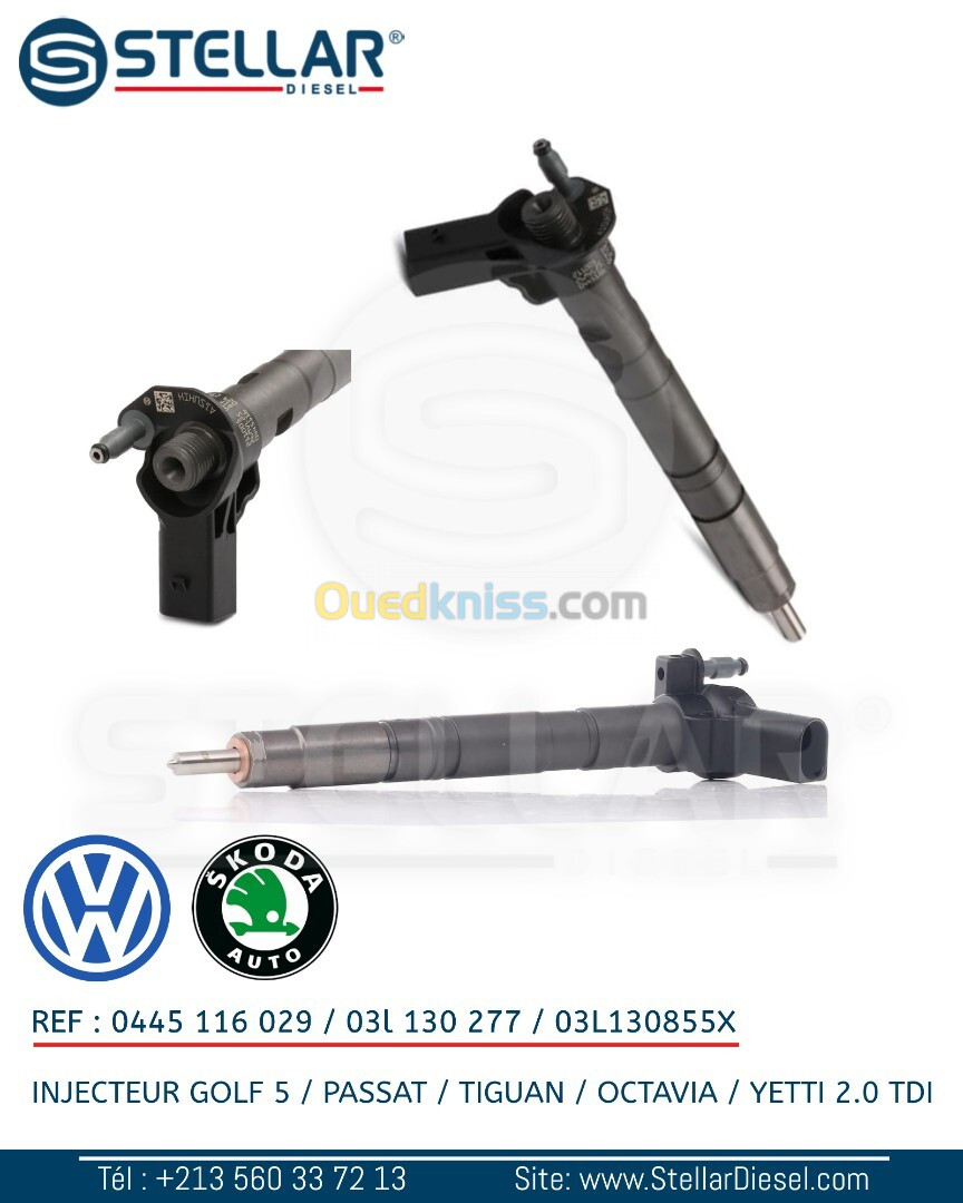 INJECTEUR GOLF 5 / PASSAT / TIGUAN / OCTAVIA / YETTI 2.0 TDI