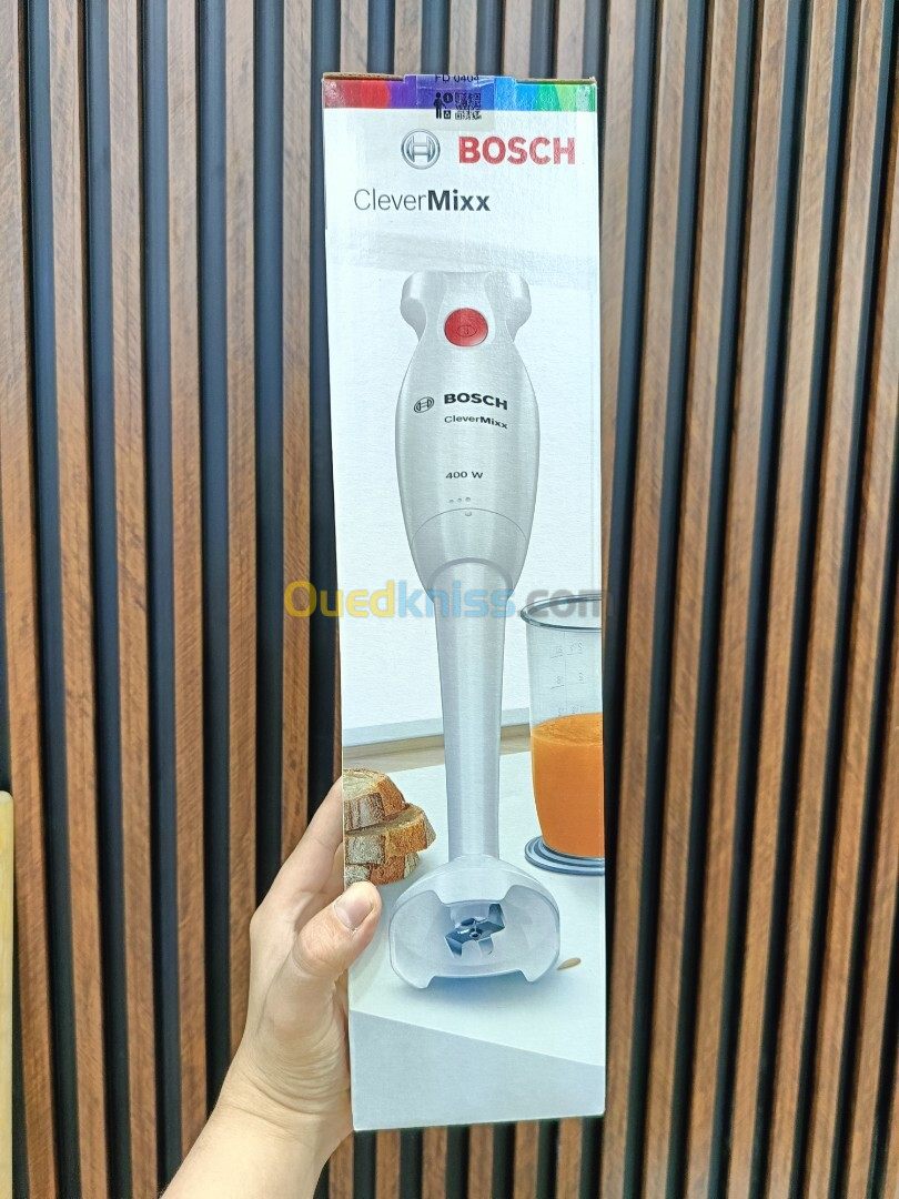 BOSCH Pied Mixeur plongeant Clever Mixx en plastique 400w