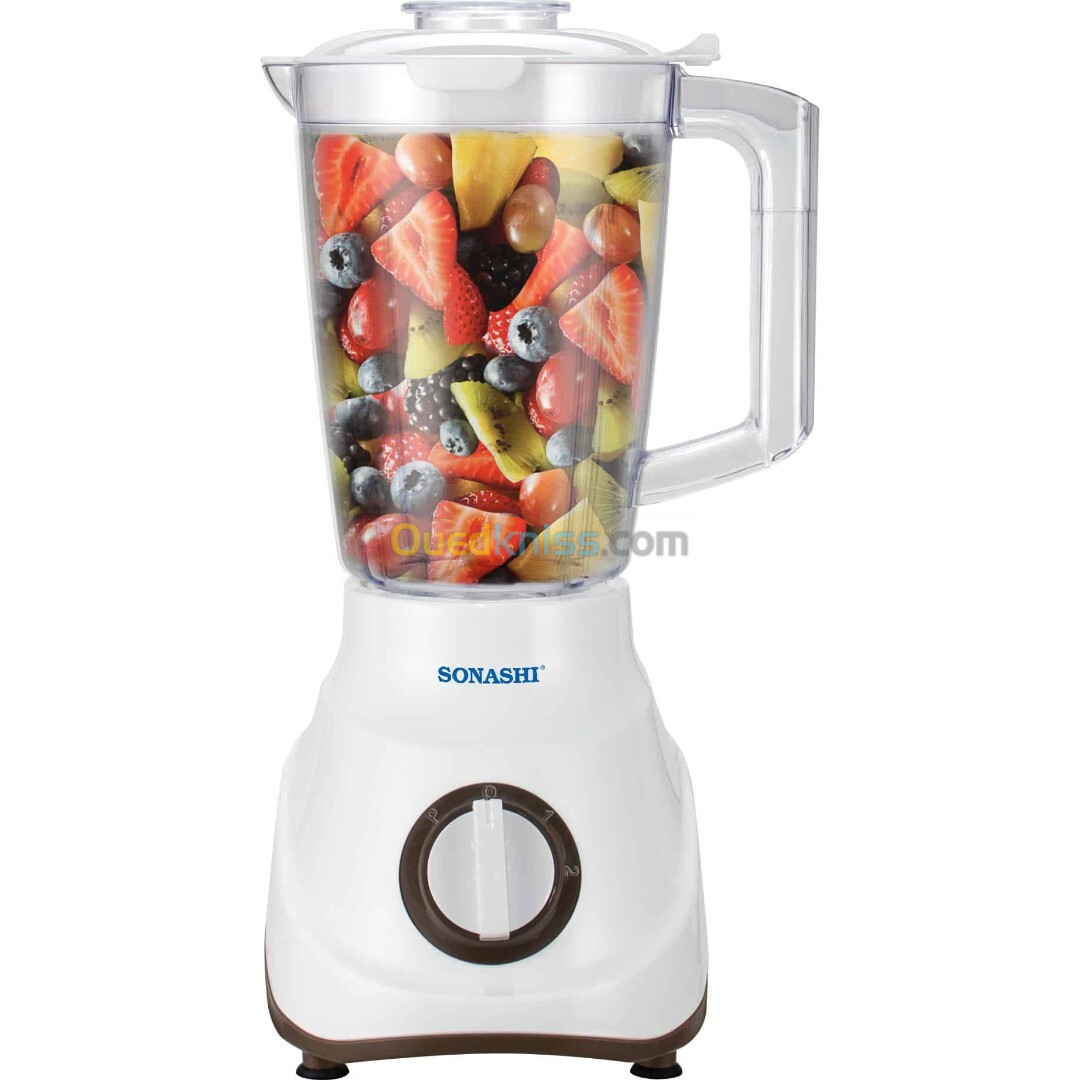 Blender mixeur et hachoir et moulin SONASHI 3en1 600w